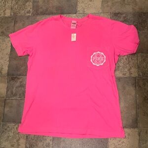 Vs Pink neon pink tshirt size Large